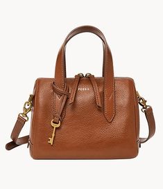 Sydney Mini Satchel - SHB3117210 - Fossil Fossil Bags Women, Satchel Tote Bag, Fossil Bags, Satchel Tote, Sephora Collection, Leather Products, Fashion Sale, Leather Mini, Leather Working