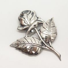 925 Sterling Silver Vintage Rose Floral Design Pin Brooch Weight: 15.8g WELCOME TO PAWN SHOP We are an actual pawn shop and have been in business for over 25 years. Since 1990, our establishment has been serving a variety of clients by providing them with short term cash solutions and options of liquidity regarding their treasured heirlooms. Acknowledging that today′s customers are very sophisticated and are looking for a variety of investments, our acquisitions are hand-picked for our special c Vintage Rose Jewelry With Brooch, Vintage Rose Brooch Jewelry, Vintage Silver Anniversary Lapel Pin, Silver Vintage Anniversary Lapel Pin, Vintage Silver Lapel Pin For Anniversary, Vintage Rose Brooch, Vintage Rose Brooch For Gift, Vintage Rose Brooches As Gift, Vintage Rose Brooches For Gifts