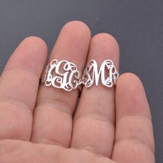 This monogram ring can be a great gift for a bestfriend,your sister,your mother,family member or for yourself,you can order any initials. ★ ★ ★ ★ ★The jewelry made of 925 sterling silver with handmade. ★ ★ ★ ★ ★Orders need 3-5 business days to finished. ★ ★ ★ ★ ★ 100% SATISFACTION!Give FULL refund if you do not love it. The Personalized Monogram ring is 100% handcrafted,Each piece is custom made and is completely unique.It can be a great gift for a friend,family member or for yourself. I guarant Personalized Initial Open Ring, Personalized Adjustable Initial Open Ring, Personalized Adjustable Open Initial Ring, Silver Engraved Open Ring For Mother's Day, Mother's Day Silver Engraved Open Ring, Cute Silver Open Ring, Cute Silver Open Ring Jewelry, Personalized Initial Ring Gift, Personalized Silver Ring With Name