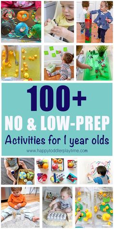 No Prep Sensory Activities, Learning Activities For 12 Month Old, One Year Old Social Emotional Activities, I Year Old Activities, Non Toxic Sensory Activities, Two Year Old Play Ideas, 1 Yr Activities, 12 Month Old High Chair Activities, One Year Old School Activities