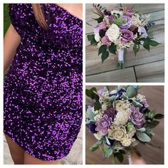 Sherry Hill Dress Purple Sequins. Worn Once . Excellent Condition. Size 6 Altered On The One Shoulder Strap About An Inch . Sherry Hill, Sherri Hill Dresses, Sherri Hill, Dress Purple, Purple Dress, Dress First, Wearing Dress, One Shoulder, The One