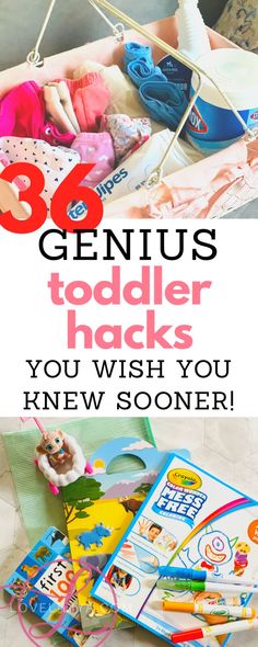 the title reads, genius todder hacks you wish you knew someone to do