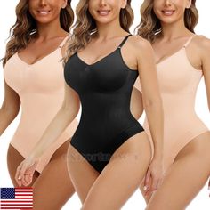 Great Shopping Bodysuit for Women Tummy Control Thong Shapewear Seamless Sculpting Body Shaper, Womens Intimates & Sleep Shapewear Seamless, Thong Shapewear, Full Body Shaper, Body Shaper, Body Shapers, Health And Wellbeing, Easy Step, Shapewear, Full Body