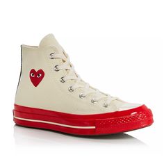 New With Tag And Box Unisex Size Available See Below Mens Size 8 Womens Size 10 Canvas Upper High-Top Design Detailed Stitching Metal Eyelets Chuck Taylor Patch Screen-Printed Motif Glossy Red Midsole Contrasting Pinstripe Rubber Outsole All Sizes Are Listed In U.S. Men’s Sizing Unless Stated Otherwise Style No: A01794c Casual High-top Sneakers With Logo-print Tongue And White Sole, Red High-top Sneakers With Logo-print Tongue, Sporty Canvas Shoes With Red Sole And Round Toe, Casual High-top Sneakers With Logo-print Tongue, Red Casual High-top Sneakers With Contrast Sole, Casual Red High-top Sneakers With Contrast Sole, Red Custom Sneakers With Logo-print Tongue, Red Casual Sneakers With Logo-print Tongue, Casual Red Sneakers With Logo-print Tongue