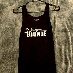 Dirty Blonde, Never Worn Dirty Blonde, Twin Peaks, Cute Outfits, Blonde, Black White, Tank Top, Womens Tops, Tank Tops, Black And White