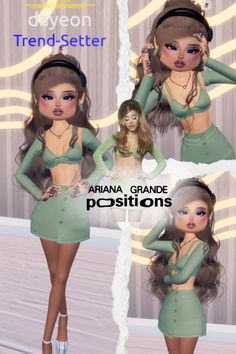 do not repost without /@ing ♡ favorite singer / celebrity / album cover / music video / green / my idol / popstar #dresstoimpress #roblox #dti #dresstoimpressoutfits #dresstoimpressideas #fashion #aesthetic #arianagrande #positions Dti Ariana Grande Fit, Ariana Positions Outfit, Dti Favorite Singer Idea, Di K Pop Theme, Dti Theme Favorite Singer, Celebrity Style Dress To Impress, Dti Outfits Album Cover, My Idol Outfit, Favorite Singer Dress To Impress Outfit