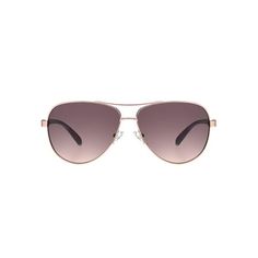 A rose gold front and tortoise-print temples give these women's aviator sunglasses from Foster Grant a more modern, glam feel. Adjustable nose pads provide a better, more custom-like fit. The smoke gradient lenses guard against damaging rays with 100% UVA-UVB protection and have scratch- and impact-resistance. Worn for over 90 years by global icons and trendsetters, Foster Grant is the original American sunglass brand. Foster Grant believes in eyewear that is effortlessly fashion forward and perfectly you, with true quality you can see and feel. Every pair of Foster Grant sunglasses, readers, blue light glasses and more are carefully constructed to give you the most comfortable fit, as well as affordable, fashion-forward style. Size: One Size.  Color: Purple.  Gender: female.  Age Group: a Aviator Fashion, Gold Fronts, Global Icon, Rose Gold Sunglasses, Aviators Women, Sunglasses Women Aviators, Blue Light Glasses, Modern Glam, Oval Sunglasses