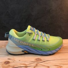 Brand New Merrell Agility Peak 4 Pomelo Trail Running Shoes Women’s Size 7 4587, Jj Green Lace-up Walking Shoes With Ortholite Insole, Green Running Shoes With Vibram Sole And Round Toe, Green Running Shoes With Vibram Sole, Green Running Shoes With Rubber Sole For Walking, Blue Low-top Trail Running Shoes With Vibram Sole, Blue Walking Shoes With Vibram Sole And Round Toe, Green Lace-up Trail Running Shoes With Air Max Cushioning, Blue Walking Shoes With Vibram Sole, Blue Functional Walking Shoes With Vibram Sole