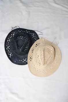 Colors: Black & Cream Staw material Cowboy style Black Bohemian Straw Hat For Summer, Casual Black Summer Hat, Black Summer Hat, One Size, Black Hats For Spring, Black Hat One Size For Spring, Black Vacation Hat, One Size, Black Vacation Hat One Size, Black Vacation Hat, Trendy Black Straw Hat For Summer