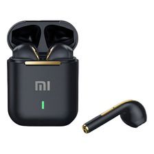 an in - ear headphones that are black and gold