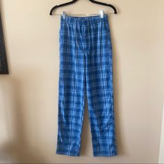 Brandy Melville Blue Plaid Pants. Elastic Waistband. Fly Zipper Closure. Never Worn. Women’s One Size Fits Most, But Fits Like A Small. 700 Straight Leg Cotton Bottoms For Pajama Party, Cotton Straight Leg Bottoms For Pajama Party, Cotton Straight Leg Pajama Party Bottoms, Cotton Straight Leg Pajama Bottoms, Blue Relaxed Fit Sleepwear With Elastic Waistband, Blue Full-length Pull-on Pants, Blue Full Length Pants With Pull-on Style, Casual Blue Sleepwear Pants, Blue Loungewear Pants With Elastic Waistband