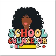 Black School Counselor- Living That School Counselor LifeShow your school counselors how much you care with the perfect appreciation gift! It's Counselor Appreciation Week 2023, and we've got the perfect gifts to make sure your counselors feel acknowledged and appreciated. From mugs to journals to quote designed t-shirts, we have something that will make them smile. Give the gift of recognition - shop with us today! -- Choose from our vast selection of art prints and posters to match with your d Counselor Appreciation Week, School Counselor Posters, National School Counseling Week, School Counseling Week, Counselor Posters, Counselor Appreciation, Gifts To Make, School Counselor, School Counseling