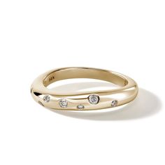 The John Hardy Surf Collection features modern, sculpted lines that emulate ocean waves. Crafted in 14k yellow gold, this Surf ring features a high-polish finish and sparkling diamond accents. Diamonds are 1/10ctw and the band measures 3.8mm in width. John Hardy Style #: RGGX9011182DIX6 John Hardy Jewelry, Wedding Day Jewelry, Engagement Ring Guide, Sparkling Diamond, Ring Ideas, John Hardy, Yellow Gold Ring, Ring Size Guide, Sparkle Diamonds