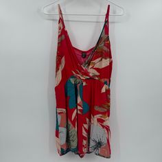 Brand New, With Tags. Style: Shein Romper Women Small Red Vcay Sleeveless Spaghetti Straps New Wrap V-Neck Viscose Machine Wash Super Fast Shipping. We Ship Items Out The Same Or Next Business Day!! Casual Cami Jumpsuits And Rompers For Vacation, Red Printed V-neck Jumpsuits And Rompers, Red Printed V-neck Jumpsuit Or Romper, Red Printed V-neck Jumpsuit, Casual Red V-neck Tank Top, V-neck Summer Camisole For Vacation, Red Cami Tank Top For Summer, Red Camisole Tank Top For Summer, Red Summer Camisole For The Beach