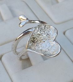 Friendship Silver Ring ,Heart Silver Ring ,Sterling Silver Ring ,Promise Ring ,Handmade Silver Ring Handmade Silver Heart Ring For Anniversary, Silver Double Heart Ring As Gift, Silver Double Heart Ring Gift, Silver Heart Cut Ring For Anniversary Gift, Unique Silver Heart Ring Gift, Silver Double Heart Rings For Valentine's Day, Silver Heart Cut Ring For Anniversary, Sterling Silver Double Heart Ring Gift, Sterling Silver Rings For Valentine's Day Anniversary