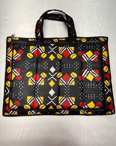 Handmade African print laptop bag ,protect your laptop in style, perfect laptop cover perfect gift for fathers days School Briefcase With Laptop Sleeve In Tote Style, School Tote Briefcase With Laptop Sleeve, Rectangular Laptop Bag With Sleeve For School, Rectangular School Laptop Bag With Sleeve, School Briefcase With Laptop Sleeve, Multicolor Rectangular Laptop Bag, Multicolor Rectangular Laptop Bag For Everyday Use, Black Rectangular Laptop Bag With Sleeve, Black Briefcase With Laptop Sleeve