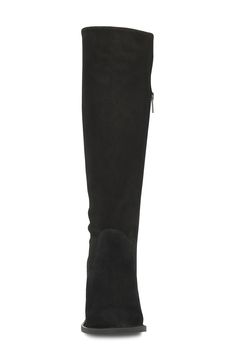 A breathable design, cushioned footbed and Opanka hand construction ensure exceptional comfort in this knee-high suede boot. 2 3/4" heel 15" shaft; 15" calf circumference Side-zip closure Cushioned footbed Leather upper and lining/rubber sole Imported Hand Construction, Suede Boots Knee High, Suede Boots, Knee High Boots, Black Suede, Side Zip, Knee High, Rubber Sole, Womens Boots