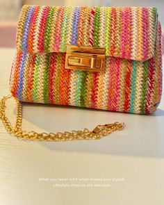 A unique Colorful handmade Crossbody bag, shoulder bag with gold. Boho purse, vintage handmade shoulder bag Trendy Woven Bags As Fashion Accessory, Trendy Handwoven Shoulder Bag, Chic Handwoven Multicolor Bag, Chic Multicolor Handwoven Bag, Colorful Handmade Shoulder Bag For Gifts, Colorful Handmade Shoulder Bag As Gift, Handmade Colorful Shoulder Bag Gift, Trendy Woven Clutch Shoulder Bag, Multicolor Clutch Shoulder Bag For Vacation