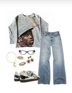 Tyler The Creator Outfits, Her Drawing, School Homework, Simple Accessories, Streetwear Fashion Women, Tyler The Creator