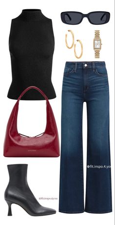 Barcelona Fits, Look Legging, Chique Outfit, Skandinavian Fashion, Ootd Ideas, Jeans Outfits, Rachel Green, Stil Inspiration, Nice Style