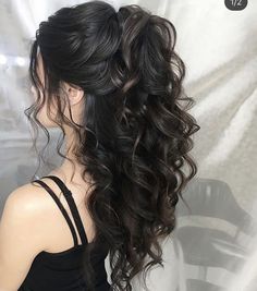 Hair For A Wedding, Grad Hair, Cute Prom Hairstyles, Hair 101, Evening Hairstyles, Bridesmaids Hair, Hairstyle Idea, Quinceanera Ideas, Quinceanera Hairstyles