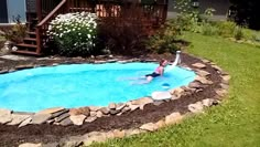 Homemade Pool, Homemade Swimming Pools, Homemade Pools, Small Inground Pool, Pools For Small Yards, Cheap Pool, Diy Pond, Small Swimming Pools, Diy Swimming Pool