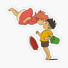 Studio Ghibli Fanart, Personajes Studio Ghibli, Anime Printables, Studio Ghibli Art, Kawaii Stickers, Stickers For Sale, Anime Stickers, Beautiful Stickers