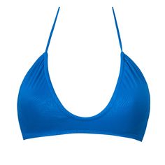 Bralette bikini top ANTIGEL La Muse des Vagues Dita Von Teese, Textured Fabric, Electric Blue, Cobalt, Muse, Bralette, Yellow, Fabric, Blue