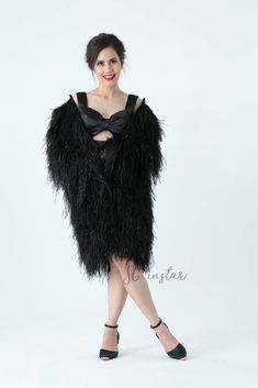 💥Natasha design is a flat feathers design not fluffy like Jackie design 💥if you're need to so fluffy feathers please choose the Jackie design  -Made to order for every sizes -please check my size chart before ordering if it doesn't fit with my size chart  please measure your bust waist and hips  -Jacket Length 36(Inches) -Blazer made with ostrich feathers many layer  🌸Color: more than 18 colors -Dry clean only Party Fur Coat With Feather Trim, Elegant Party Fur Coat With Feather Trim, Fitted Fur Coat With Feather Trim For Party, Unique Wedding Dresses Plus Size, Bride Plus Size, Prom Jacket, Cover Up Jacket, Feather Prom Dress, Feather Coat