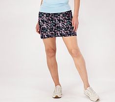 Perfect for the on-the-move gal, this high-waisted skort is ideal for sight-seeing on trips when you still want to be comfy and covered (thank you, hidden shorts!). Now get to exploring -- just be sure to snap a pic in this social-feed ready piece. From Skechers. Spring Athleisure Mini Skort, Spring Athleisure Mini Skirt, Athleisure Short Mini Skirt For Spring, Casual Stretch Activewear For Day Out, Athleisure Mini Skirt For Spring, Athleisure Short Length Mini Skirt For Spring, Spring Sports Stretch Mini Skirt, Stretch Athleisure Activewear For Day Out, Summer Athleisure Stretch Mini Skirt