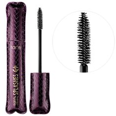 A waterproof lengthening, curling, volumizing, and conditioning mascara. Tarte’s four-in-one waterproof mascara gives you the bombshell lashes you love, and it’s guaranteed to stay put through rain, sweat, or tears. Infused with Skinvigorating™ ingredients that soothe, and soften, it adds dramatic height to lashes. It is formulated without:, Parabens- Sulfates - Phthalates . This cruelty-free product is free of synthetic fragrances, synthetic dyes, and synthetic fragrance. Mascara Sephora, Best Waterproof Mascara, Tarte Lights Camera Lashes, Small Things Blog, Vegan Mascara, Mascara Review, Mascara Tips, Best Mascara, Eye Mascara