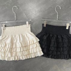 Ruffle Pleated Elastic Mini Skirt High Waist Skirts, Pleats Pattern, Pleated Dresses, Ruffle Mini Skirt, Skirts Women, Women Skirts, Empire Style, Summer Color, Matches Fashion