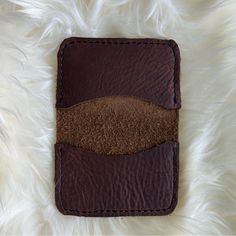 Ellas Leather Handmade Leather Wallet. High Quality Leather Two Card Slots, Each Slot Can Hold 1-8 Cards Wallet Will Last You A Lifetime Custom Work Available! Brown Wallets With Card Slots For Daily Use, Brown Wallets With Interior Card Slots For Daily Use, Distressed Brown Leather Wallet For Everyday Use, Everyday Rectangular Distressed Brown Wallet, Distressed Brown Rectangular Wallet, Distressed Brown Rectangular Wallet For Everyday Use, Brown Bifold Wallets For Personal Use, Classic Handmade Wallet For Everyday Use, Brown Rectangular Wallet With Interior Card Slots