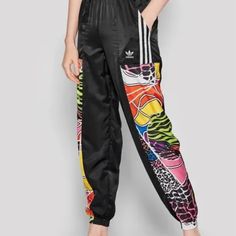 Painted Adidas, Adidas Pants, Pants Black, Black Adidas, First Photo, Adidas Women, Track Pants, Black Pants, Pant Jumpsuit