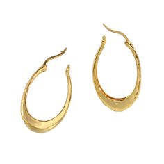 The Oval Shape Big Hoop Earrings in Gold-plated 925 Sterling Silver are a glamorous and eye-catching accessory that effortlessly exudes elegance and style. Crafted with meticulous attention to detail, these earrings feature a bold and contemporary oval shape that adds a touch of sophistication to any ensemble.  Made from high-quality 925 sterling silver, these earrings are not only visually stunning but also durable and long-lasting. With their larger size, these hoop earrings make a statement a Big Hoop Earrings, Gold Hoops, Everyday Outfits, Jewellery And Watches, Jewelry Pieces, Jewelry Accessories, Hoop Earrings, Jewelry Earrings, 925 Sterling Silver