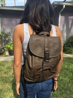 "Backpack bag,Brown leather backpack,Made in Mexico,Back pack,sling bag Beautiful Brown Leather backpack Made in Mexico Perfect condition Adjustable strap, straps can also be zipped up to be used as a sling. Measures: 15\" x 10\" x 6.5\" BL258B1 Backpack bag,Brown leather backpack,Made in Mexico,Back pack,sling bag" Brown Leather Backpack, Leather Sling Bag, Backpack Bag, Sling Bag, Leather Backpack, Backpack Bags, Brown Leather, Adjustable Straps, Zip Ups