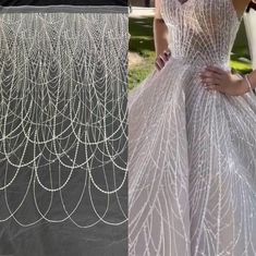 Elegant Sequin Embroidery Lace Fabric for Wedding Dress - Etsy Luxury Embroidery, Bridal Dresses Lace, Sequin Embroidery, For Wedding Dress, Etsy Wedding Dress, Ballet Tutu, Embroidery Lace, Sequins Embroidery, Dress Lace