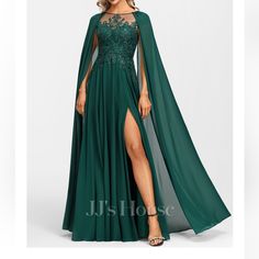 Brand New Size: 16w Color: Dark Green Green Wedding Dresses, Prom Dresses Long Pink, Backless Evening Dress, Tulle Evening Dress, Dress With Sequins, Satin Evening Dresses, Sequin Evening Dresses, Chiffon Evening Dresses, Lace Chiffon