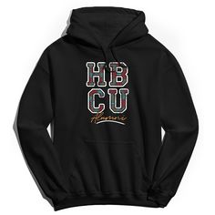 Show off your style and support your favorite team in this classically fit top, officially licensed and designed by HBCU Culture Shop. The HBCU culture shop was created with the intent to make historically black college & university apparel more accessible & fashionable, all while sharing our stories. The HBCU Culture Shop is a love letter to all HBCUs and alumni or future students. Designed and founded by Dainelle Riley, a proud HBCU graduate. Casual Team Logo Hoodie, Varsity Fan Gear Hoodie Top, Varsity Hoodie Fan Gear Top, Black Relaxed Fit Hoodie, Pre-shrunk, Team Spirit Black Sweatshirt For Streetwear, Collegiate Black Hoodie With Team Logo, Black Team Spirit Sweatshirt For Streetwear, College Team Name Hoodie Tops, Collegiate Hoodie With Team Name For College