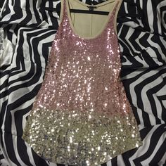 Xs Sequin Express Top! Ombr Color And Never Worn! All Sequin Still Attached And In Great Condition. Send Offers! Pink Tank Top For Summer Party, Pink Summer Party Tank Top, Pink Sequin Tank Top For Spring, Pink Sleeveless Sequined Tops, Pink Sequined Sleeveless Tops, Pink Stretch Tank Top For Party, Casual Sequined Tank Top For Party, Pink Stretch Tank Top For Night Out, Pink Casual Sequined Tops