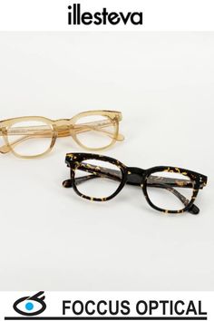 Feito à mão na Itália e desenhado em Nova York. Temos na Foccus Optical esses óculos feitos à mão da Illesteva, que baseiam-se numa tradição de design único e estilo contemporâneo. Antique Glasses, Nova York, Goggles, Photo And Video