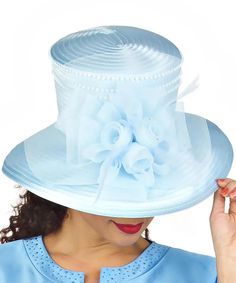 Giovanna HR22125 1 piece Brim Hat Colors: Black, Champagne, Ice Blue, Navy, Pink, White Sizes: One Size Brim Hat, Navy Pink, Ice Blue, Pink White, 1 Piece, Champagne, Navy, Hats, Pink