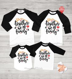 "♥Matching Family Shirts, Daddy-Mommy - Son - Daughter -Kids Family Shirt- Good Gift Idea For Family Members ♥ 1-) Please, Check and Review all Photos. 2-) Select Your Raglan Color. 3-) Select Your Raglan Size. 4-) Choose Your Quantity as much as you want. 5-) Click ADD TO CART and You can go back to add more product color to your family members and text colors or You can complete the checkout process. 6-) After You added your note, Please Click \"Proceed to Check Out\" 7-) Finally, Your Custom Family Day Tshirt Design Ideas, Family Tshirt Ideas Matching Shirts, Family T Shirt Ideas, Family Shirt Design, Mommy Son, Tee Ideas, Family Matching Shirts, Family Reunion Shirts, Matching Family Shirts