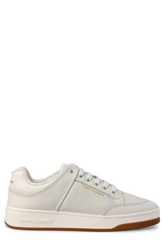 Upper: 100% Calfskin Sole: 100% Rubber Saint Laurent Paris, Saint Laurent Shoes, Sneaker Wedge, Luxury Retail, Bridal Shoes, Manolo Blahnik, Luxury Boutique, High Heel Shoes, Womens Shoes Sneakers