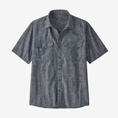 Our cool-wearing Western Snap Shirt is made from a lightweight, durable and highly breathable 4.5-oz 53% industrial hemp/44% recycled polyester/3% spandex blend. The brushed fabric feels broken-in and sits lightly and comfortably against the skin, even in frying-pan heat; the spandex content adds a touch of stretch for ease of movement through long days of outdoor work. The front placket and two chest pockets close with snaps, and the slightly longer hem can be tucked in for safety. Fair Trade C Hemp Fashion, Patagonia Outfit, Buffalo Shirt, Attractive Clothing, Hemp Clothing, Men's Button Down Shirt, Work Shirt, Work Shirts, Western Fashion