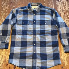 Red Head Button Down Insulated Flannel In Blue Check. Field Tested Authentic Goods Since 1856! Super Kush And Cozy, With A Faux Sherpa Inner Lining (To Keep You Warm While You Walk Back To The Car For The Thing She Forgot.) Deep Chest Pockets (For All The Things She Needs You To Hold,) And Hang Hook At Back (To Keep It Off The Floor When She Takes It Off You Later!) This Was A Thoughtful Gift To My Son, Worn Once In Front Of The Giver. Washed Once. In Stellar, Like-Brand New Condition. Offered W Winter Shirt With Button Closure, Winter Cotton Shirt With Buttons, Winter Cotton Shirt, Cotton Flannel Shirt With Button Closure, Winter Cotton Tops With Buttons, Blue Flannel Shirt With Buttons For Winter, Blue Buttoned Flannel Shirt For Winter, Winter Cotton Shirt With Button Closure, Winter Blue Buttoned Flannel Shirt