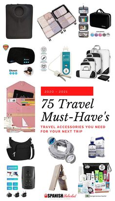 travel must have's for your next trip, including toiletries and personal care items