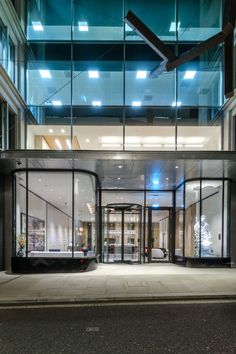 Structural glass to front facade of office building on Savile Row Listed Building, Savile Row, Office Building, To Learn, Bespoke, This Is Us, Architecture, Building, Glass