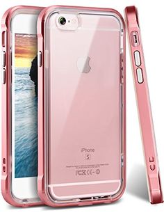 an iphone case that is pink and clear