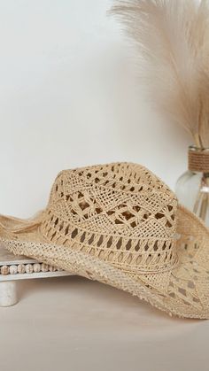 Gorgeous woven hat - perfect for a coastal cowgirl look! Country Style Wide Brim Panama Hat, Chic Brimmed Hat For Rodeo, Chic Curved Brim Hat For Rodeo, Bohemian Straw Bucket Hat For Spring, Trendy Brimmed Hat For Rodeo, Chic Braided Straw Hat For Beach, Spring Bohemian Bucket Hat, Woven Sun Hat With Curved Brim For Rodeo, Flat Brim Woven Sun Hat For Rodeo